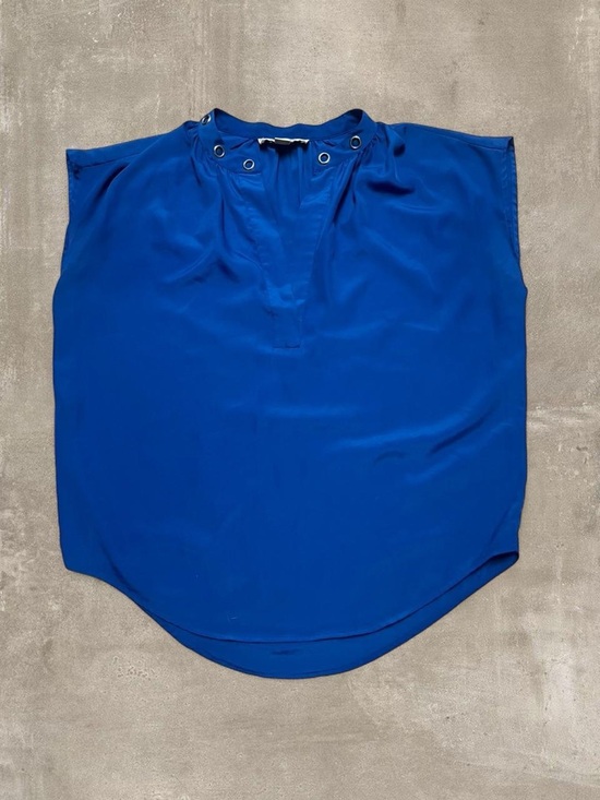 MICHAEL Michael Kors Tops - Michael Kors Royal Blue Sleeveless Blouse Top Womens Size Small